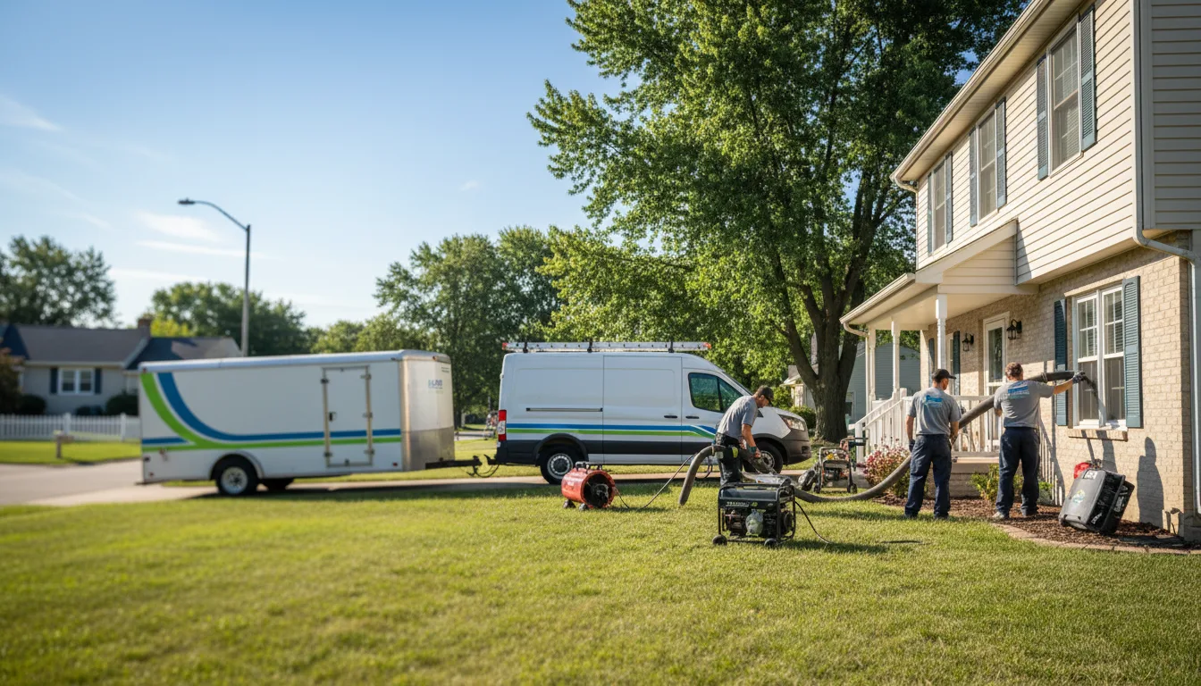 Flooded Basement Restoration And Cleanup With Repair in Platte Center, NE near me